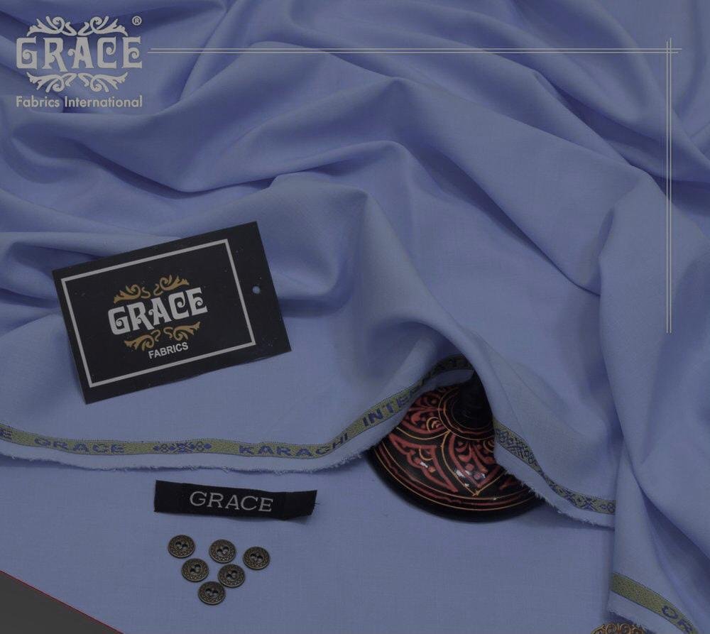 Men's Plain Blue Wash & Wear Suit Unstitched — Buy Online in Pakistan | Cash on Delivery