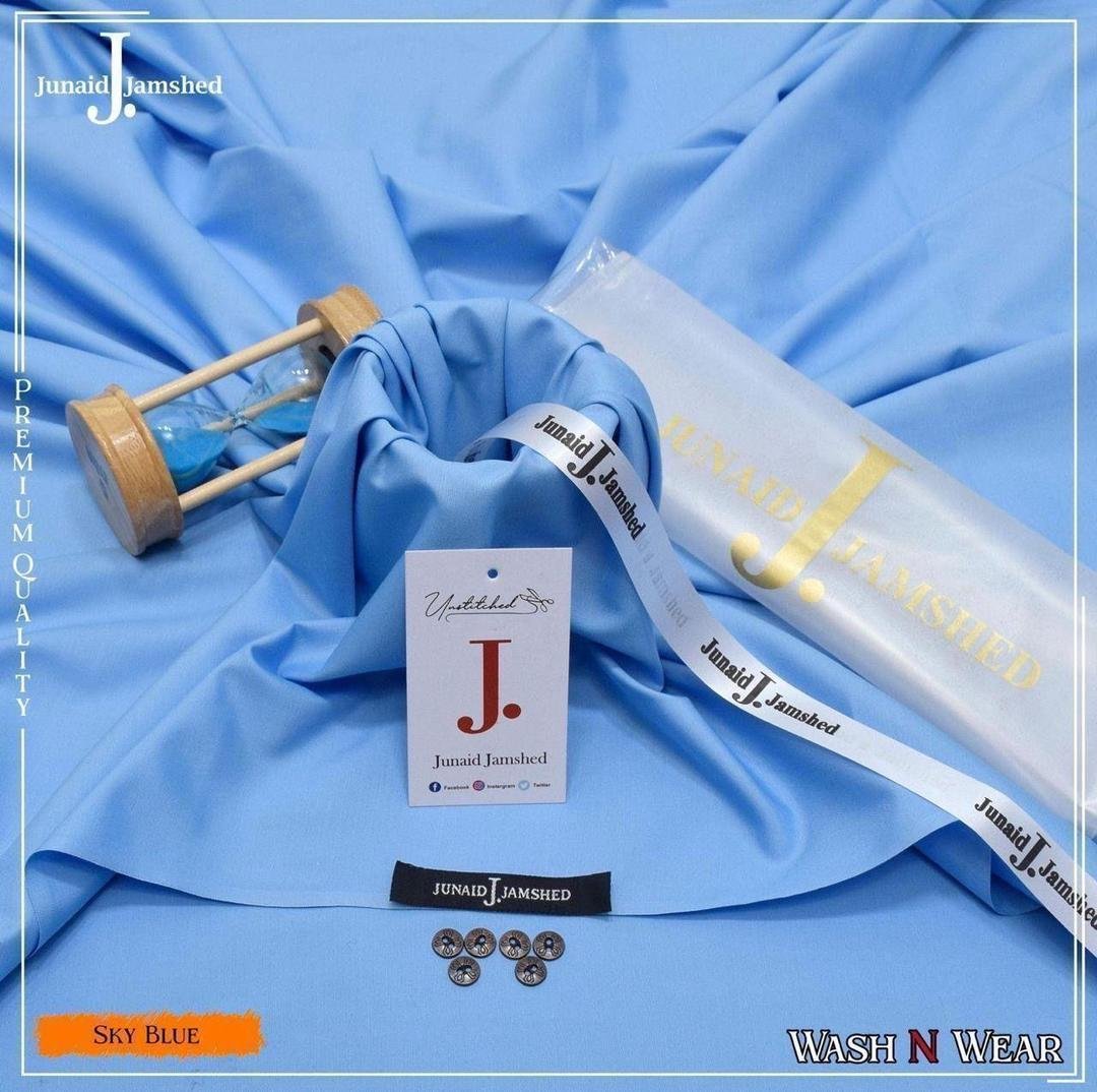 Men's Sky Blue Wash & Wear Unstitched Suit — Buy Online in Pakistan | Cash on Delivery